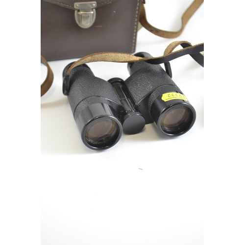 312 - Pair of Leitz Wetzlar, Trinovid, German binoculars 8 x 32 in Leitz leather case