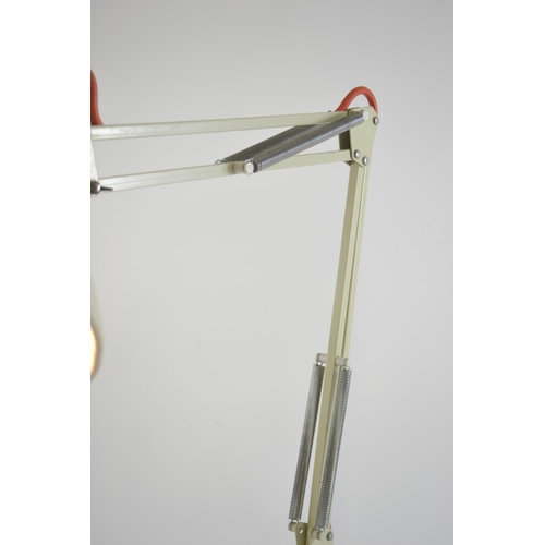 382 - Thousand and one Lamps Ltd. Anglepoise desk lamp in cream with orange flex