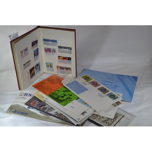 216 - Two albums of British & world mint & used stamps, a Space Expo Tokyo 1978 album, various fir... 