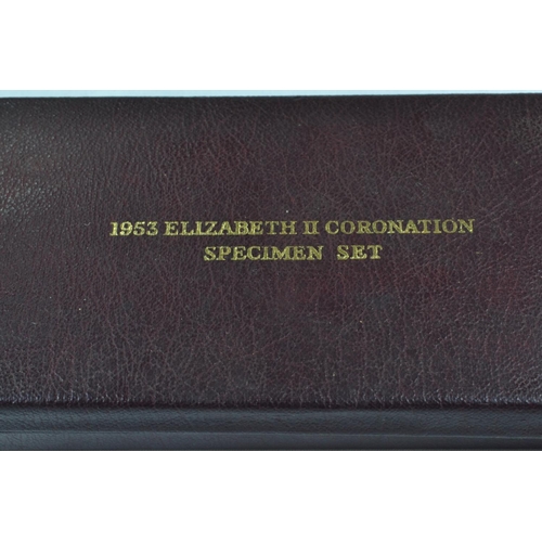 297 - Cased 1953 Queen Elizabeth II Coronation Specimen Set