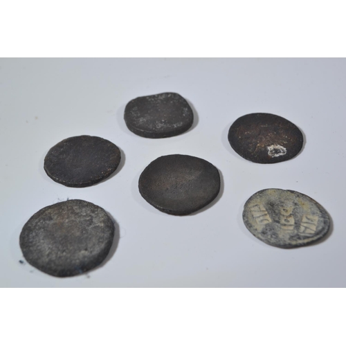 300 - Box of very old world coins, inc. Roman, Byzantine and possible Indian State coins