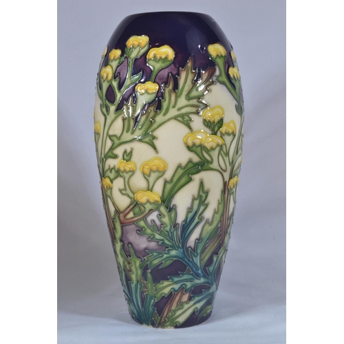 348 - Moorcroft tapered baluster vase, dated 1999, signed Kerri, underglaze & impressed marks, height ... 