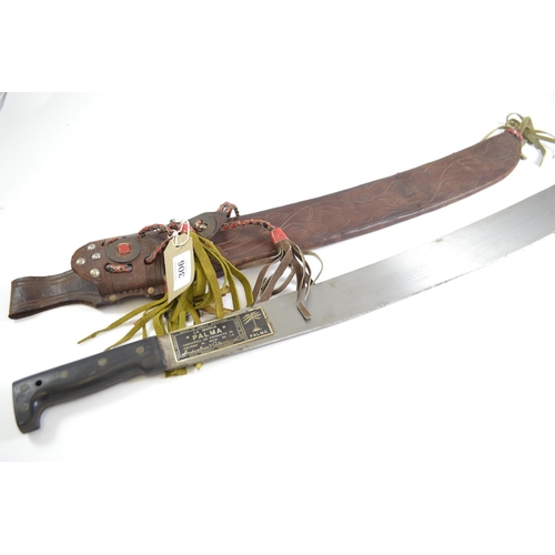 306 - La Marca 'Palma' machete & sheath, overall length 71cm