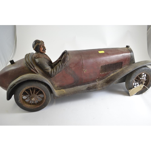 421 - Large model of a classic car. 67cm long.