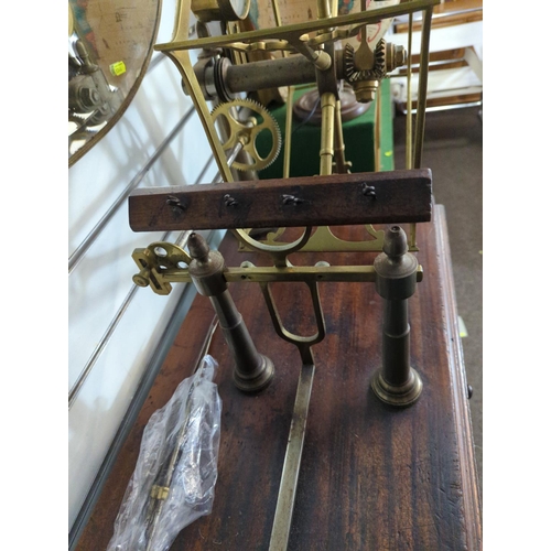 400 - A late 19th/ early 20th century brass yarn gauge by John Nesbitt Ltd of 42 Market Street, Manchester... 