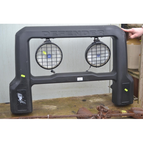 210 - Front bumper for a Land Rover defender