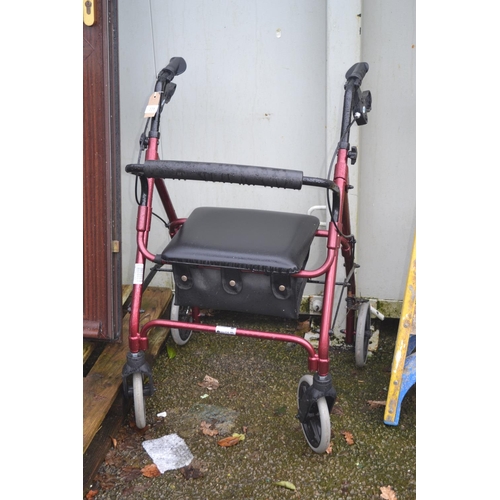 221 - Folding mobility walker