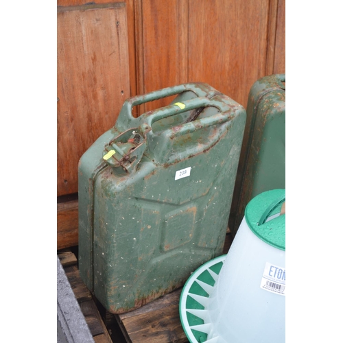 238 - Green jerry can