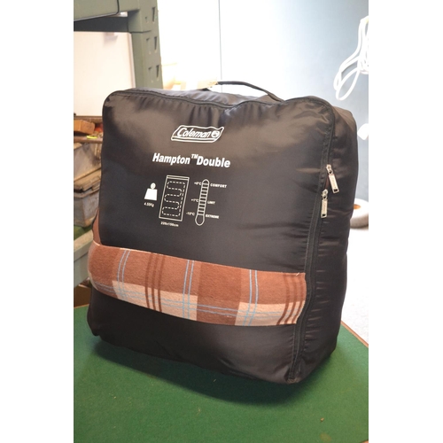 48 - Coleman Hampton Double sleeping bag
