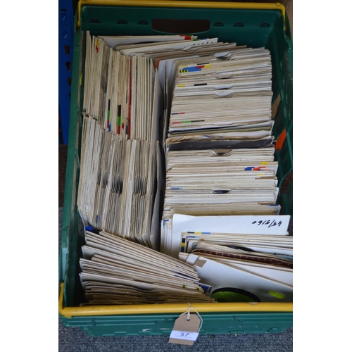 57 - Box of 45's inc. De La Soul, Haircut One Hundred etc.