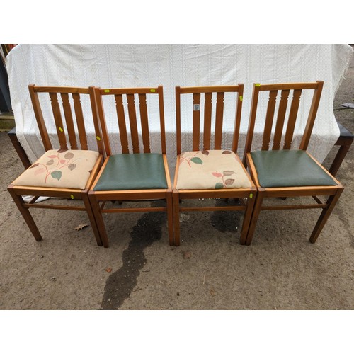 626 - Set of 4 1960's Ercol chairs Online Viewing only