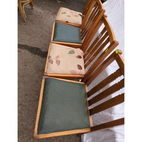 626 - Set of 4 1960's Ercol chairs Online Viewing only