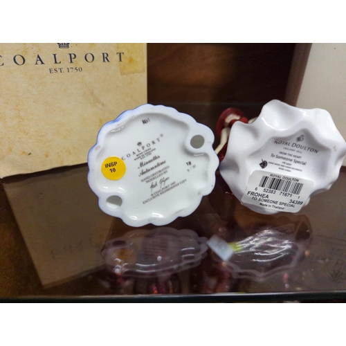 647 - Boxed Coalport figurine plus boxed Royal Doulton 'From the Heart'