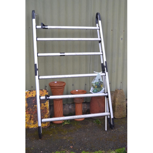 90 - Aluminium roof rack, previously used for Ford Transit Connect