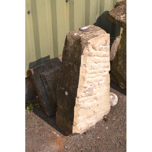 99 - Staddle stone style pedestal planter stand. H68cm