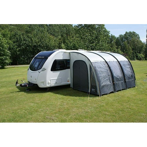 161 - Ontario 390 caravan porch awning W397cm D240cm H250cm. AF, For further information, please see condi... 