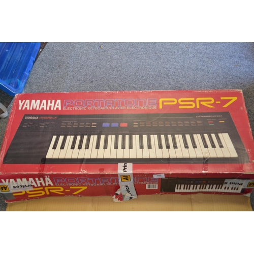 135 - Yamaha PSR-7 keyboard. Highest B key appears not working.