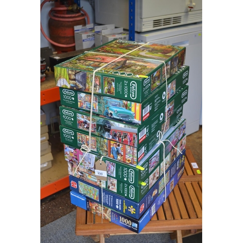 150 - 8 x 1000pc. jigsaw puzzles.