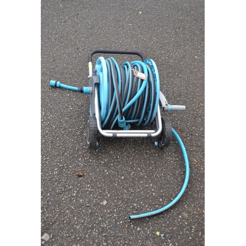 225 - Garden hose on reel