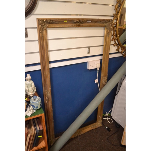 334 - Large ornate Gilt frame 136cm x 73cm. 