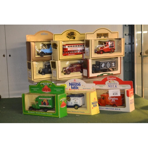 456 - 9 x Boxed diecast vehicles Inc Days gone. 