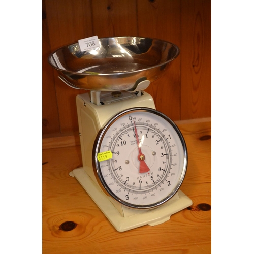 708 - Set of vintage style Hanson kitchen scales