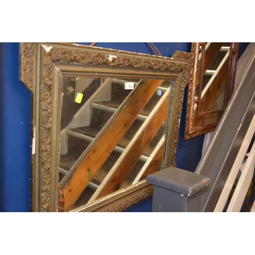 273 - Gilt framed mirror 77cm x 55cm.