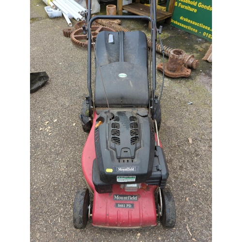 17a - Mountfield petrol mower. In working order, with exception of self-drive