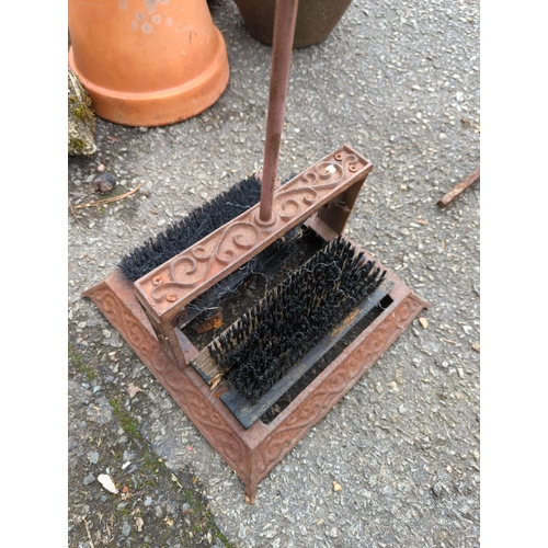 65 - Metal garden/porch boot cleaner