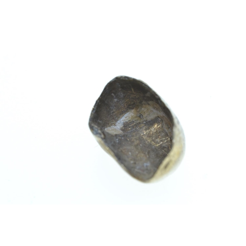 47 - Scrap gold, comprising dental cap & a filling, gross weight 3.28 grams, and a 9ct single hoop ea... 