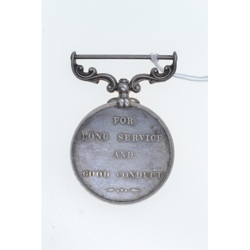 648 - Victorian Long Service Good Conduct medal, awarded to '16838. O.M. SGT W.Pryor. R.E.'