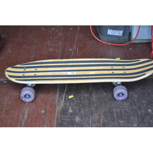 296 - Modern cruiser skateboard with Z-Flex wheels