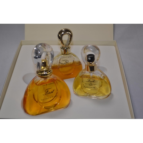 561 - Van Cleef & Arpels First gift box containing two Eau de Toilette; 60ml and 30ml plus Shower Gel,... 