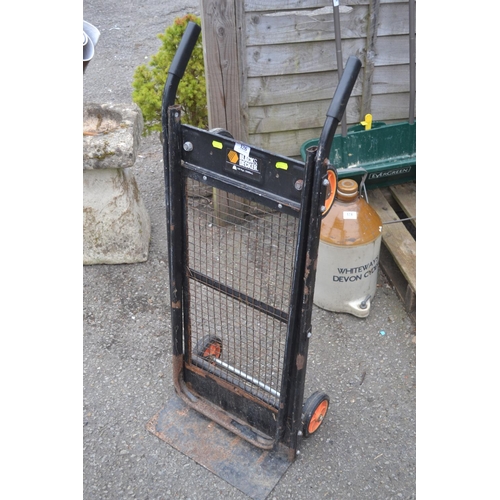 126 - Small Black & Decker sack trolley