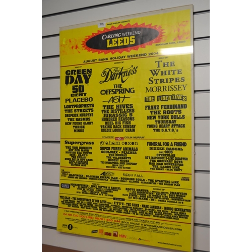 778 - 2004 Leeds festival line up poster