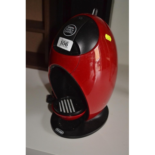 106 - Nescafe Dolce Gusto pod hot drink machine