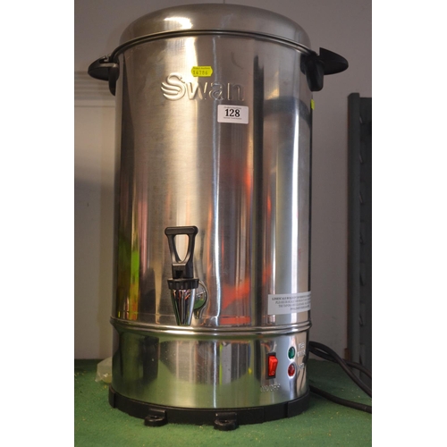 128 - Swan electric water heater / tea urn. H55cm.