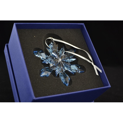 259 - Swarovski Disney Frozen snowflake ornament, no. 5286457, with box