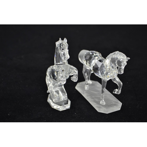 269 - Swarovski Arabian stallion rearing & Arabian stallion figures, A7612NR000001 & A7612NR000002... 