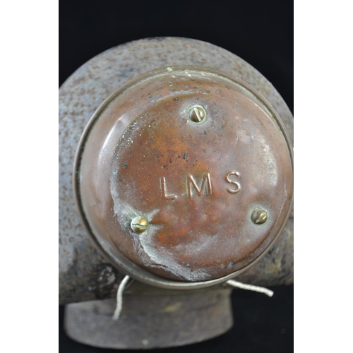 366 - LMS 'Adlake No.22' Railway Lamp from Somerset and Dorset Joint Railway, Sturminster Newton