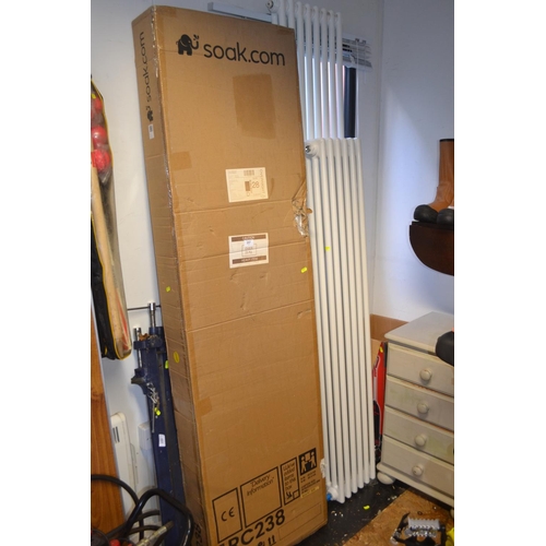 3 vertical radiators. Inc. new in box. 1x 150cm (smallest) 1x 200cm