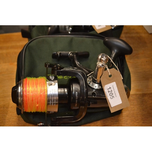 1205 - Fladen 70 Warbird big water reel with case