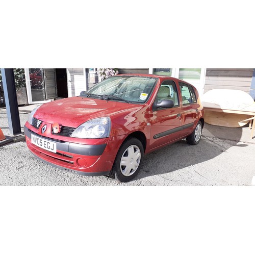 1 - Renault Clio 2005 - NV05 EGJ. Manual, petrol. Full service history. Around 17,451 miles (17k, that's... 