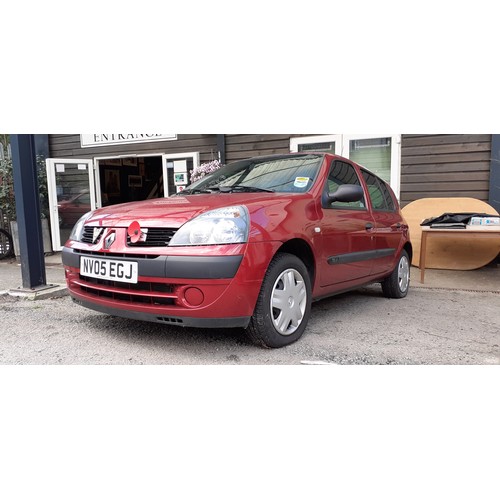 1 - Renault Clio 2005 - NV05 EGJ. Manual, petrol. Full service history. Around 17,451 miles (17k, that's... 