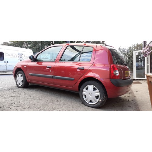 1 - Renault Clio 2005 - NV05 EGJ. Manual, petrol. Full service history. Around 17,451 miles (17k, that's... 