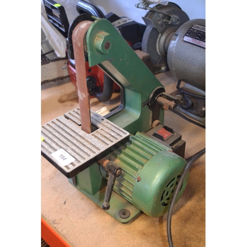 184 - Nu-Tool  table top belt sander. Untested as found)