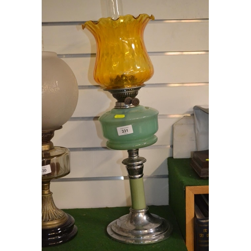 331 - large oil lamp