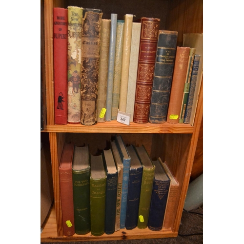 347 - Two cubes of vintage books on selection of topics