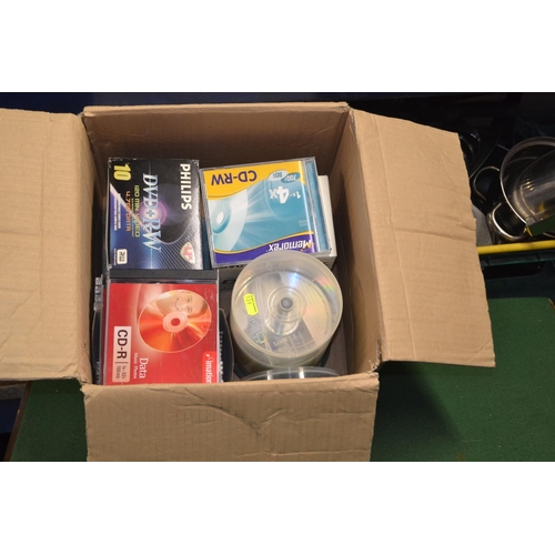 234 - Qty. of re-writable CDs & DVDs