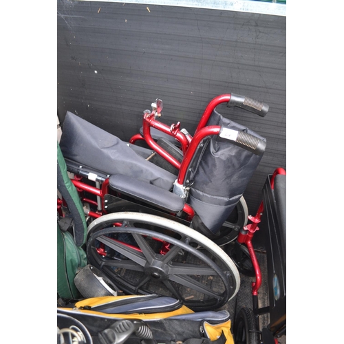 29 - Folding wheelchair